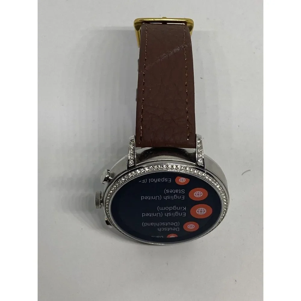 Fossil Gen 4 Authentic Digital Dial Smart Watch Custom Band FTW6013 AB428